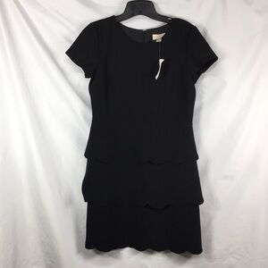 Ann Taylor Loft Women’s Black Short Sleeve Mini Dress Size 6P NEW With Tags
